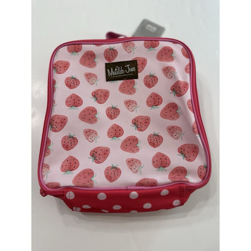 Matilda Jane Camp MJC Strawberry Zipper Bag NEW NWT